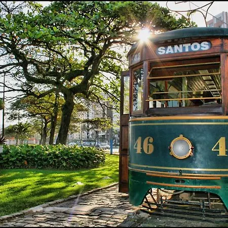 Apartamento Em Santos No Gonzaga Em Frente A Praia Exterior foto